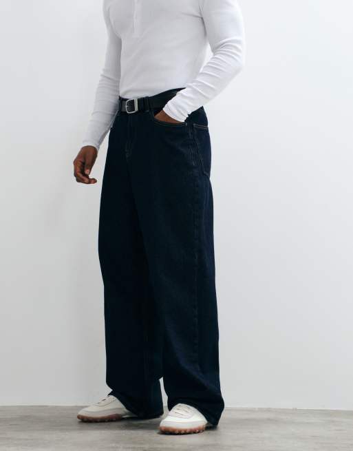 ASOS DESIGN - Jean baggy - Bleu brut délavé, 4 de 5