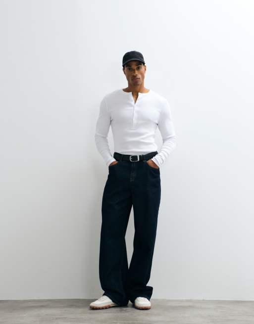 ASOS DESIGN - Jean baggy - Bleu brut délavé, 5 de 5