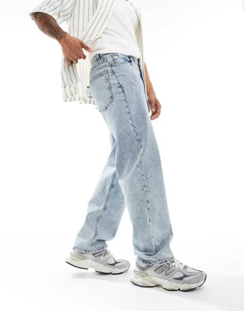 ASOS DESIGN - Jean baggy - Bleu clair ultra délavé - view 1