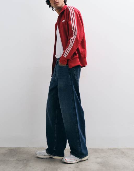 ASOS DESIGN - Jean baggy - Bleu délavé foncé teinté, 2 de 5