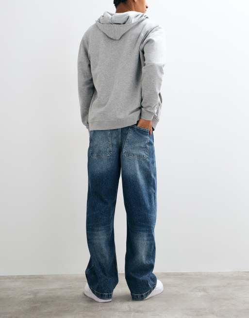 ASOS DESIGN - Jean baggy - Délavage bleu clair, 3 de 5