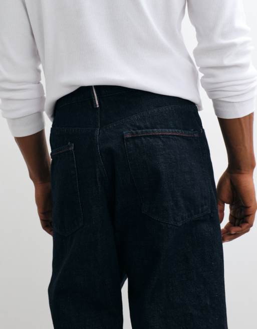 ASOS DESIGN - Jean baggy en denim selvedge de qualité supérieure - Indigo, 4 de 5