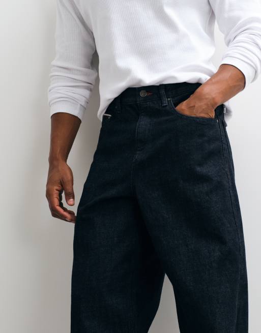 ASOS DESIGN - Jean baggy en denim selvedge de qualité supérieure - Indigo, 5 de 5
