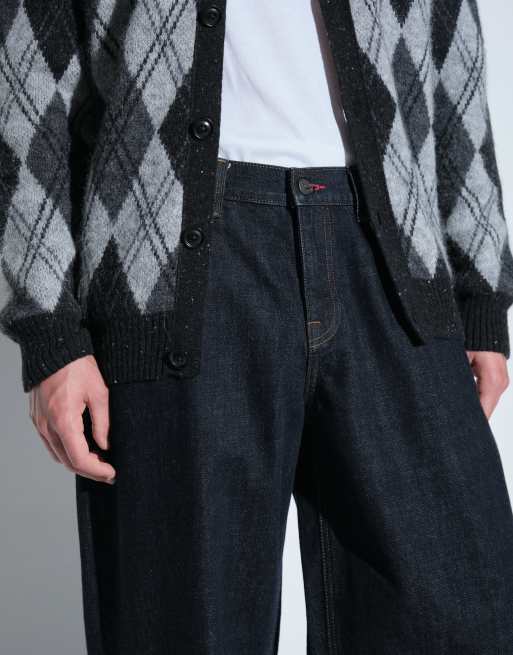 ASOS DESIGN - Jean baggy en denim selvedge de qualité supérieure - Indigo, 6 de 6