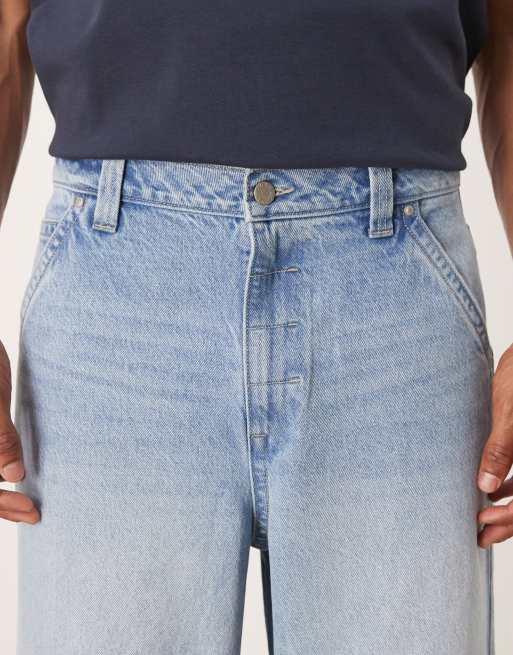 ASOS DESIGN jean baggy extrême bleu délavé clair, 2 de 5