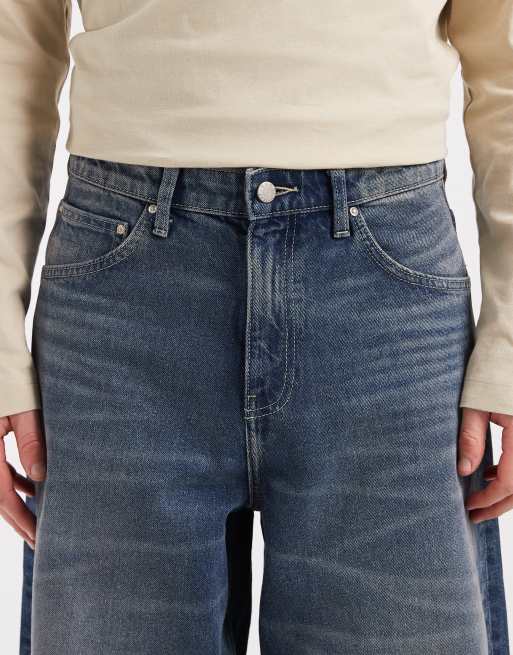 ASOS DESIGN jean baggy extrême délavé bleu pierre, 5 de 5