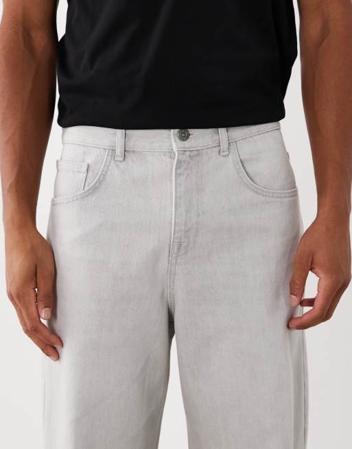ASOS DESIGN - Jean baggy - Gris clair, 5 de 5