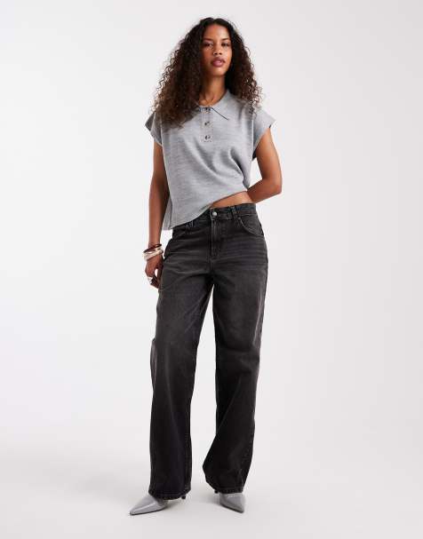 ASOS DESIGN - Jean baggy - Noir délavé - view 1