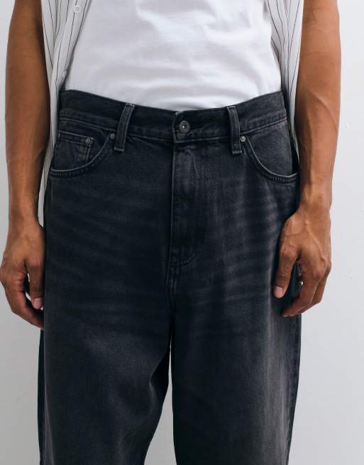 ASOS DESIGN - Jean baggy - Noir délavé, 5 de 5