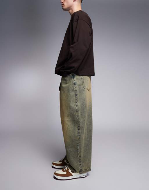 ASOS DESIGN - Jean baggy oversize - Bleu clair fortement teinté , 2 de 5