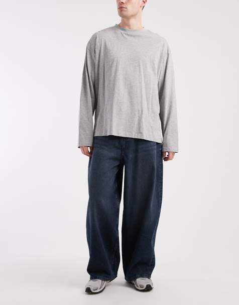 ASOS DESIGN - Jean baggy oversize - Bleu d'encre foncé délavé - view 1