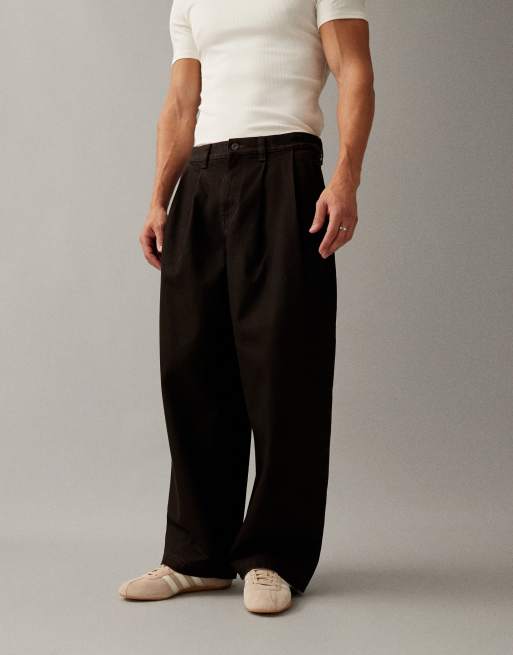 ASOS DESIGN - Jean barrel à pinces - Marron, 3 de 7