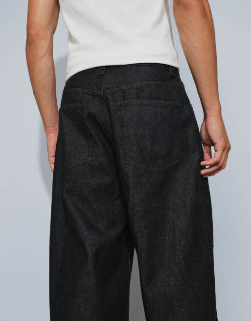 ASOS DESIGN jean barrel noir, 3 de 5