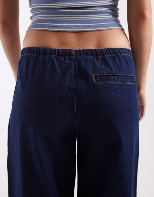 ASOS DESIGN - Jean bouffant à enfiler - Indigo, 5 de 5
