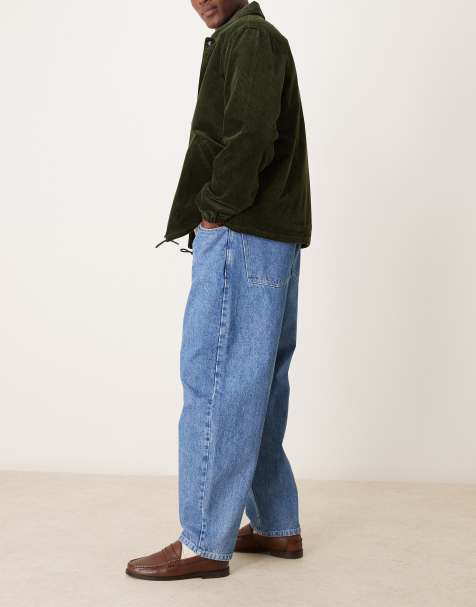 ASOS DESIGN - Jean bouffant - Bleu délavé moyen - view 1