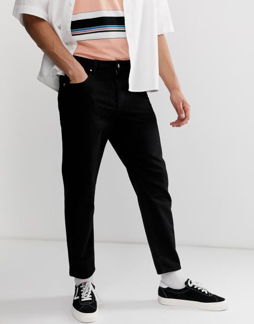 Asos jean noir new arrivals