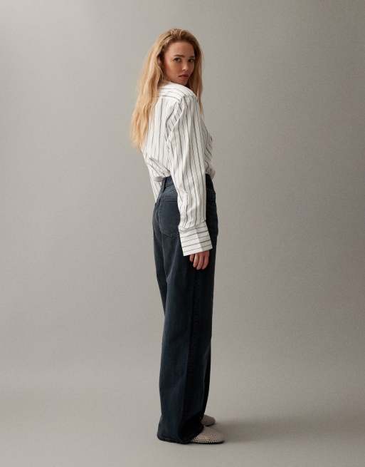 ASOS DESIGN - Jean dad large - Bleu noir, 2 de 7