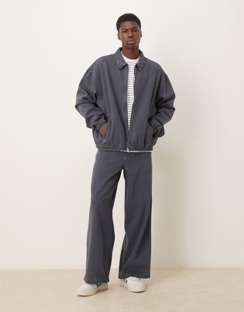 ASOS DESIGN - Jean d'ensemble ultra-baggy - Bleu surteint - view 1