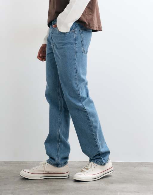 ASOS DESIGN - Jean droit - Bleu délavé clair, 2 de 5
