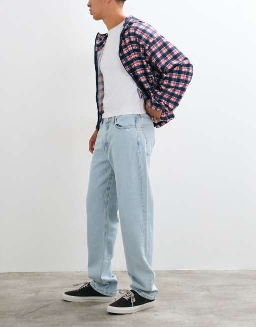 ASOS DESIGN - Jean droit - Bleu délavé clair, 2 de 5