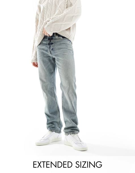 Jean baggy - délavé clair vintage ASOS pour homme en coloris Bleu