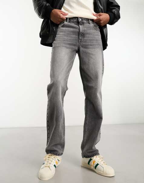 ASOS DESIGN - Jean droit - Gris délavé - view 1