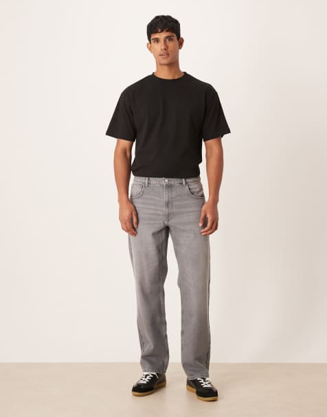 ASOS DESIGN - Jean droit - Gris délavé - view 1