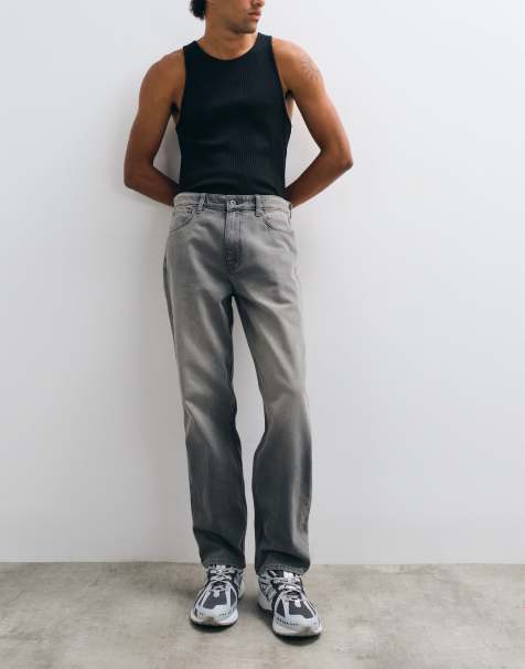 ASOS DESIGN - Jean droit - Gris délavé - view 1