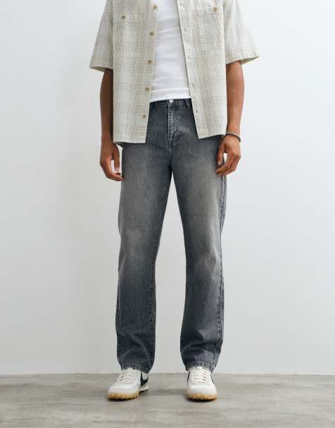 ASOS DESIGN - Jean droit - Gris - view 1