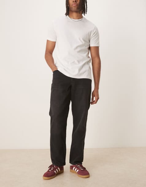 ASOS DESIGN - Jean droit - Noir délavé - view 1