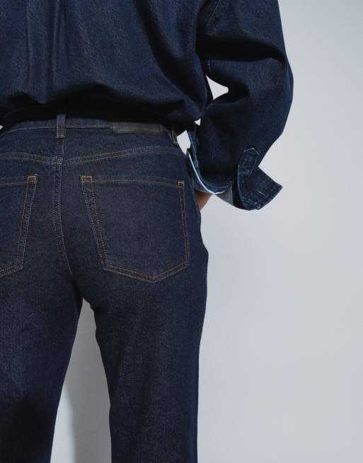 ASOS DESIGN - Jean droit stretch confortable - Bleu brut, 3 de 5