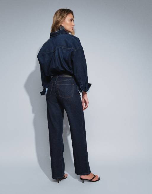 ASOS DESIGN - Jean droit stretch confortable - Bleu brut, 5 de 5