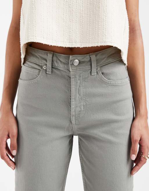 ASOS DESIGN - Jean droit stretch confortable longueur cheville - Sauge, 5 de 5