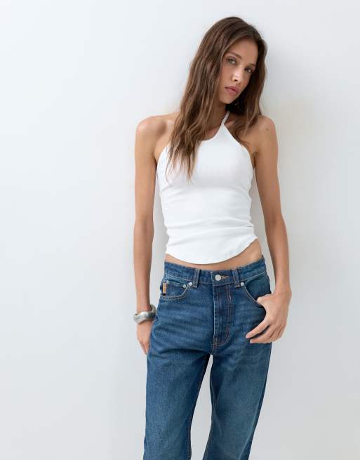 ASOS DESIGN - Jean droit style années 90 - Bleu foncé, 2 de 6