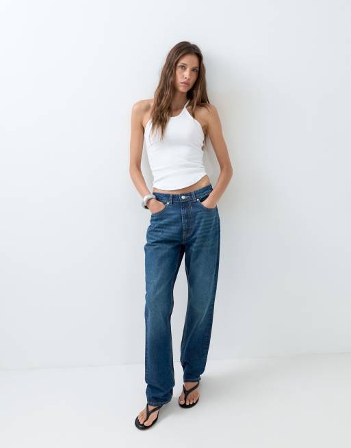 ASOS DESIGN - Jean droit style années 90 - Bleu foncé, 5 de 6