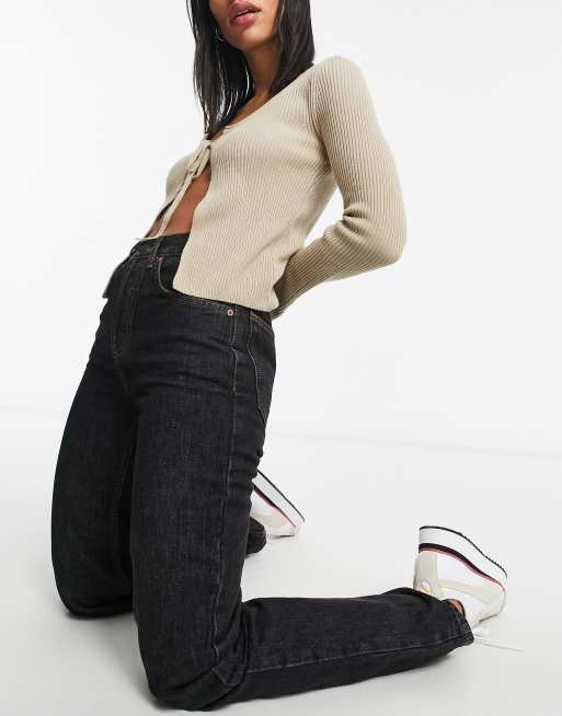 Asos jean femme taille haute top