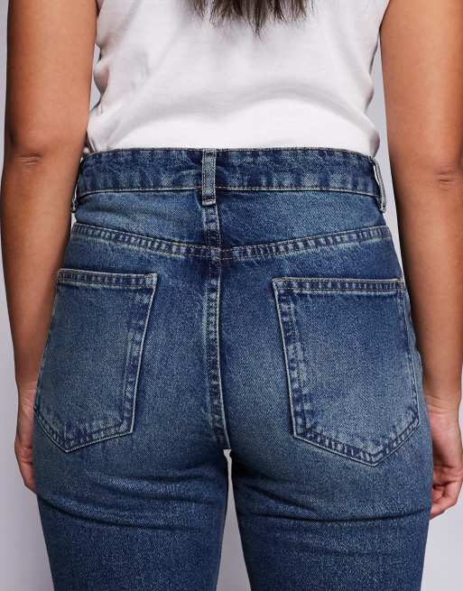 ASOS DESIGN - Jean évasé style années 90 - Bleu foncé vintage, 4 de 5