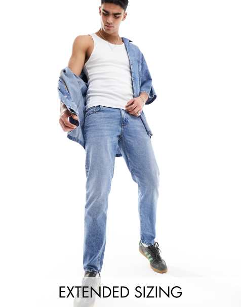 ASOS DESIGN - Jean fuselé - Bleu clair délavé - view 1