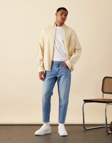 ASOS DESIGN - Jean fuselé - Bleu clair délavé - view 1