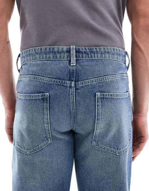 ASOS DESIGN - Jean fuselé - Bleu délavé moyen, 4 de 5