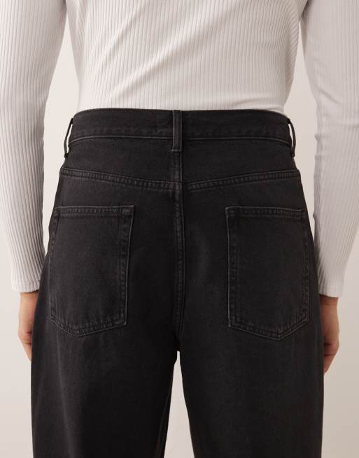 ASOS DESIGN - Jean fuselé décontracté - Noir délavé, 4 de 5