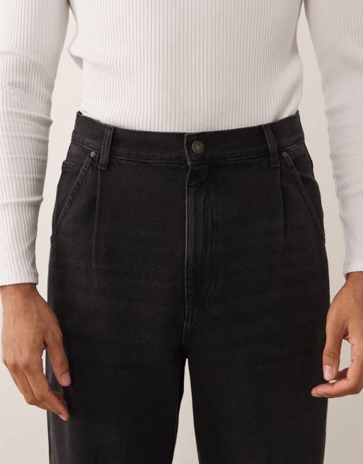 ASOS DESIGN - Jean fuselé décontracté - Noir délavé, 5 de 5
