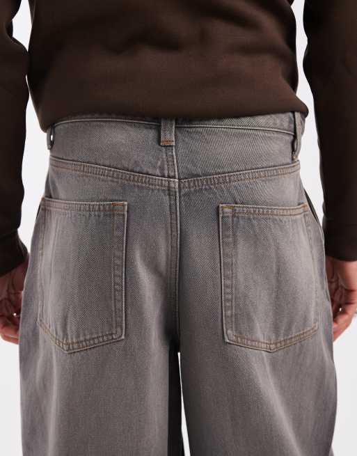 ASOS DESIGN - Jean fuselé oversize - Gris délavé, 5 de 5
