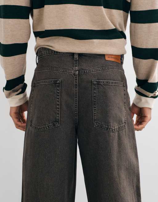 ASOS DESIGN jean large délavé marron, 5 de 5