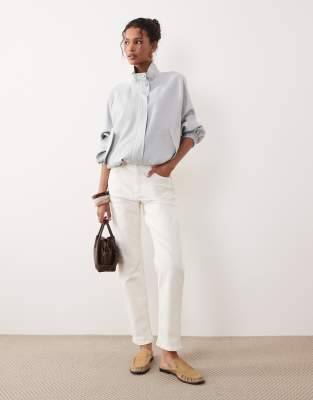 Jean mom slim - Blanc 40