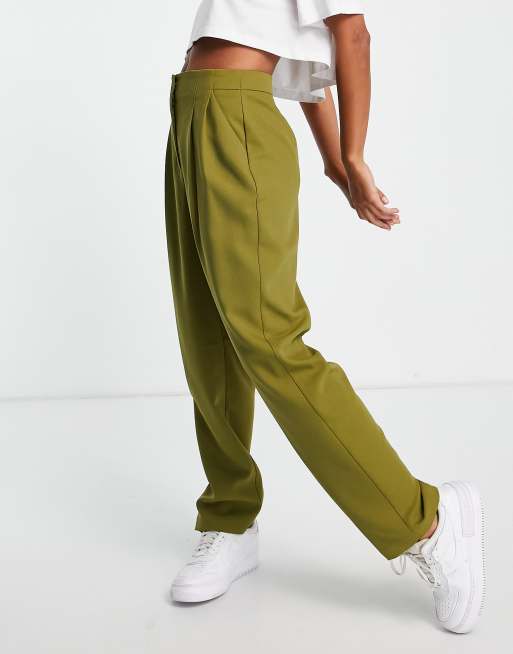 ASOS DESIGN - Jean mom souple et doux - Olive, 4 de 4