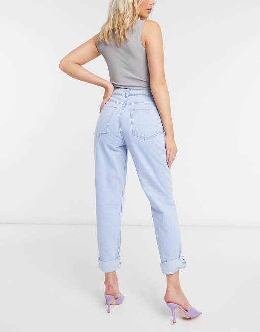 ASOS DESIGN - Jean mom ample taille haute à délavage vif, 2 de 4