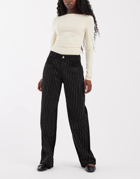 ASOS DESIGN jean ornementé noir - view 1