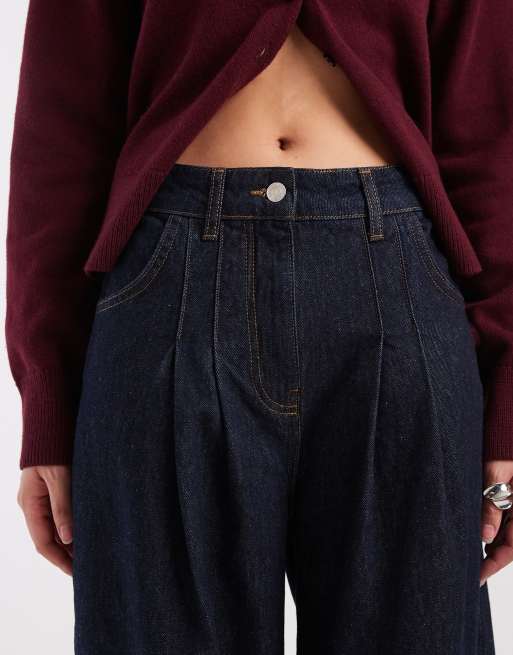 ASOS DESIGN - Jean plissé à revers - Indigo brut, 5 de 5