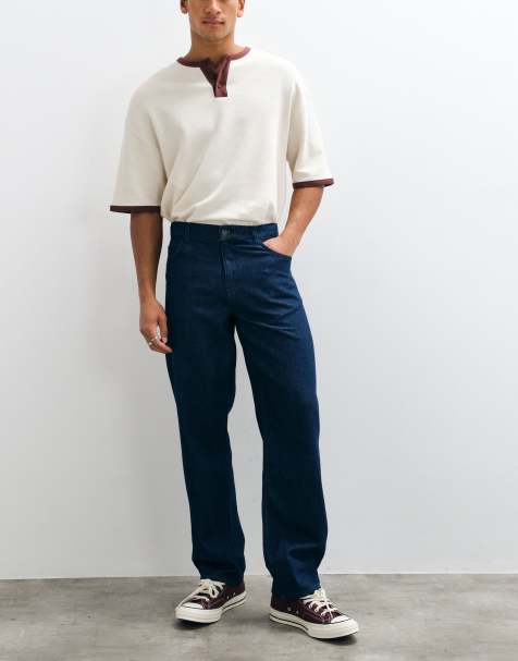 ASOS DESIGN jean relaxed en indigo brut - view 1